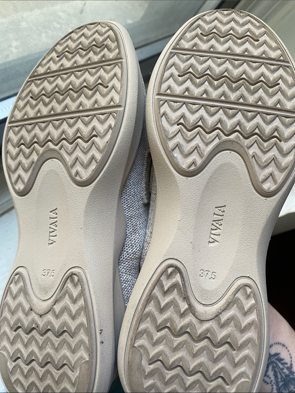 Vivaia Walker Pro Hybrid Penny Loafers (Ivana) in Oatmilk 37.5 - Picture 6 of 8